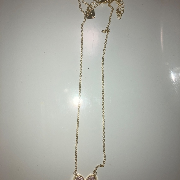 Park Lane Gold Chain Necklace with Dainty Heart Pendant - Picture 2 of 3